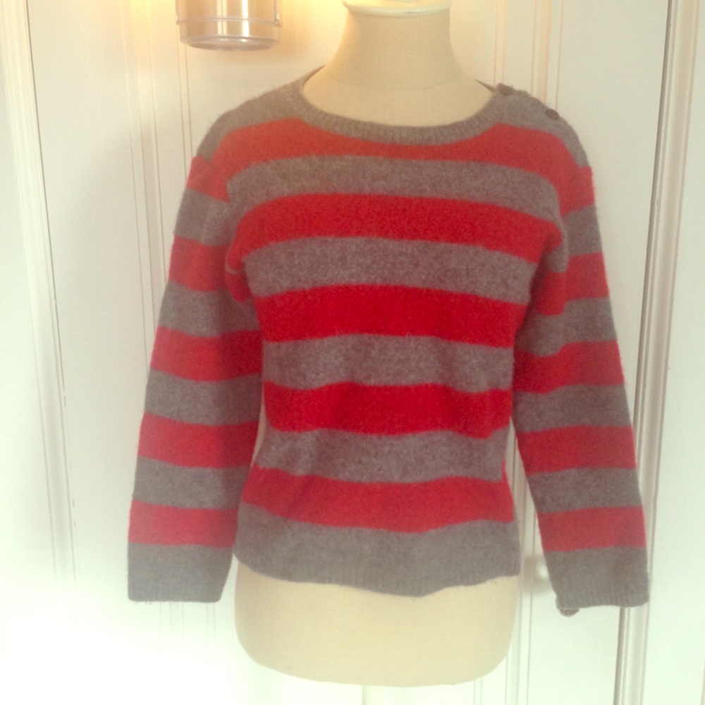 Vintage Takeo Kikuchi Striped Wool Sweater